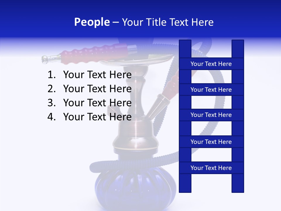 Coal Dubai Hookah PowerPoint Template