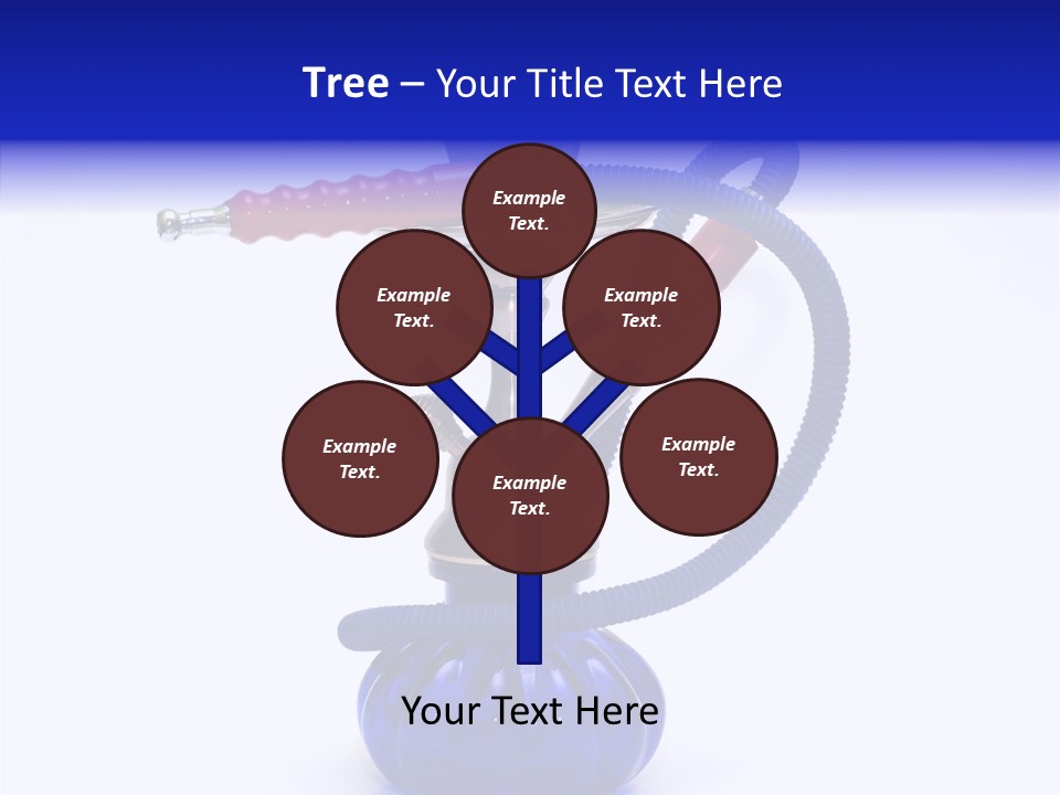 Coal Dubai Hookah PowerPoint Template