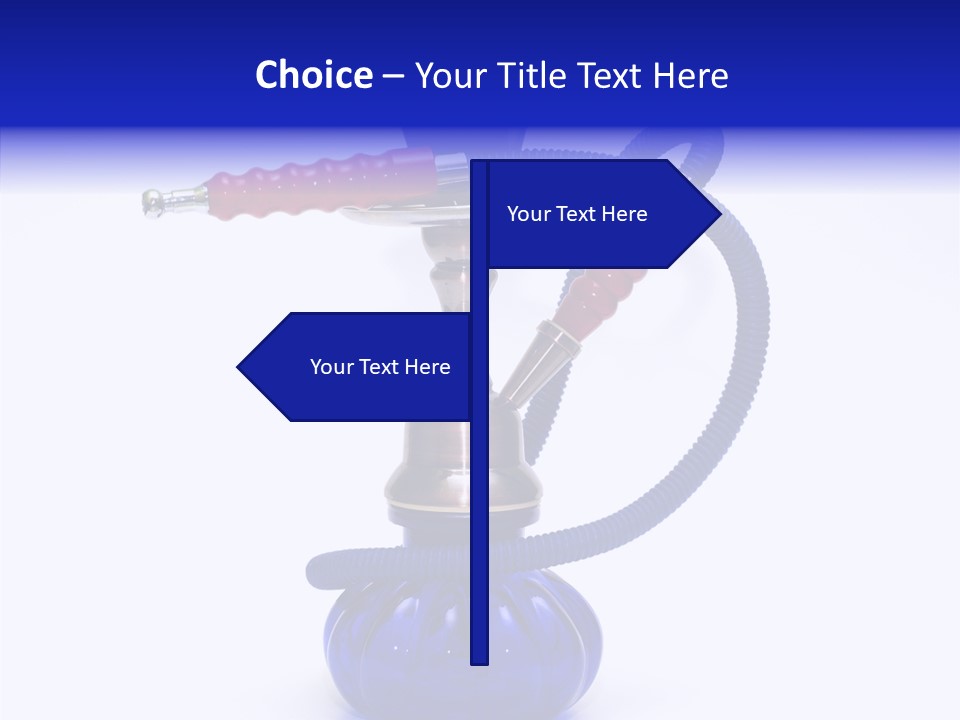 Coal Dubai Hookah PowerPoint Template