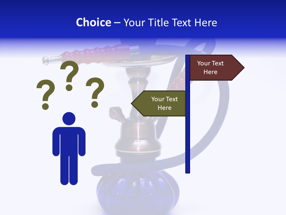 Coal Dubai Hookah PowerPoint Template