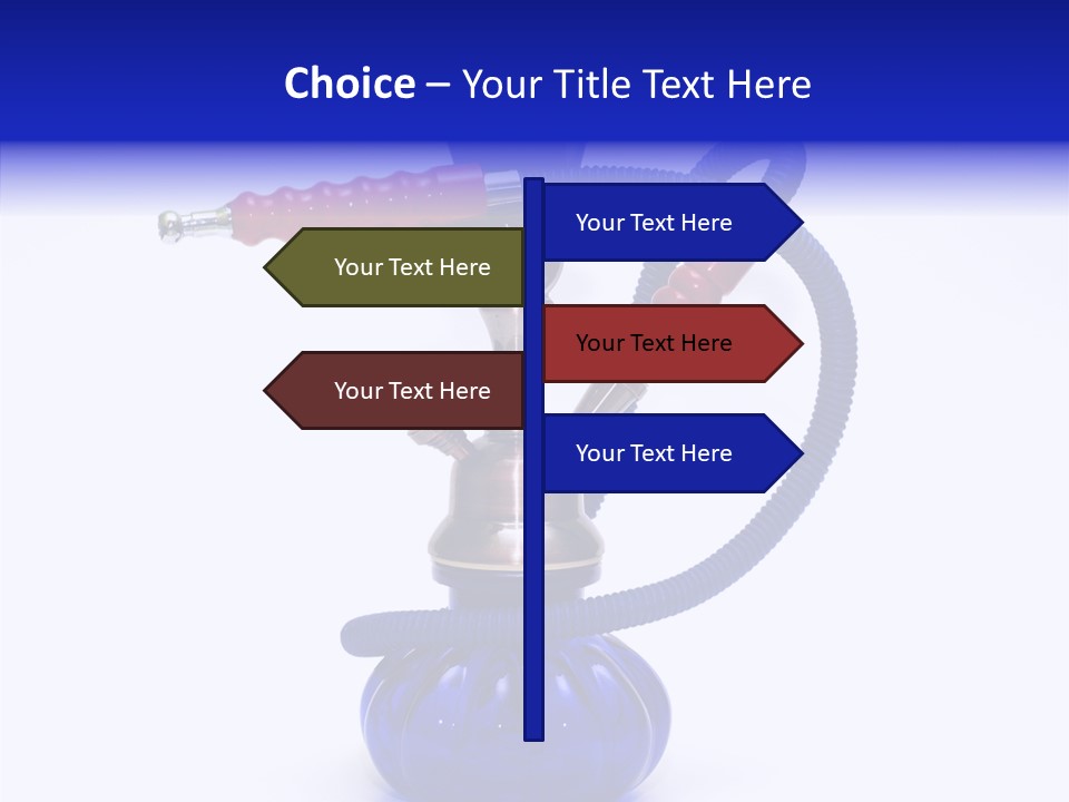 Coal Dubai Hookah PowerPoint Template