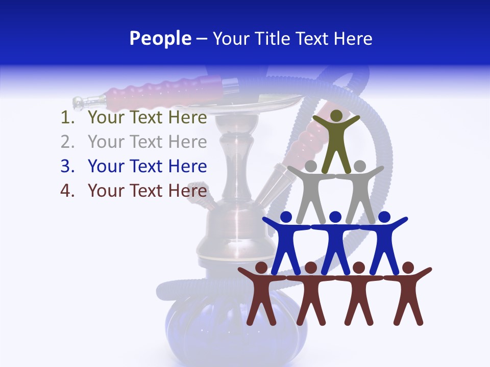 Coal Dubai Hookah PowerPoint Template