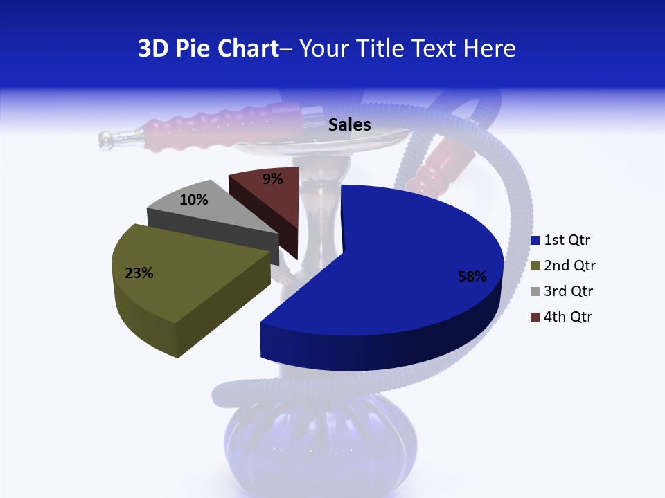Coal Dubai Hookah PowerPoint Template