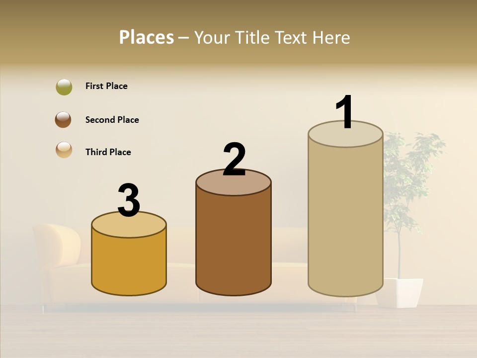 Parquet Flowerpot Brunch PowerPoint Template