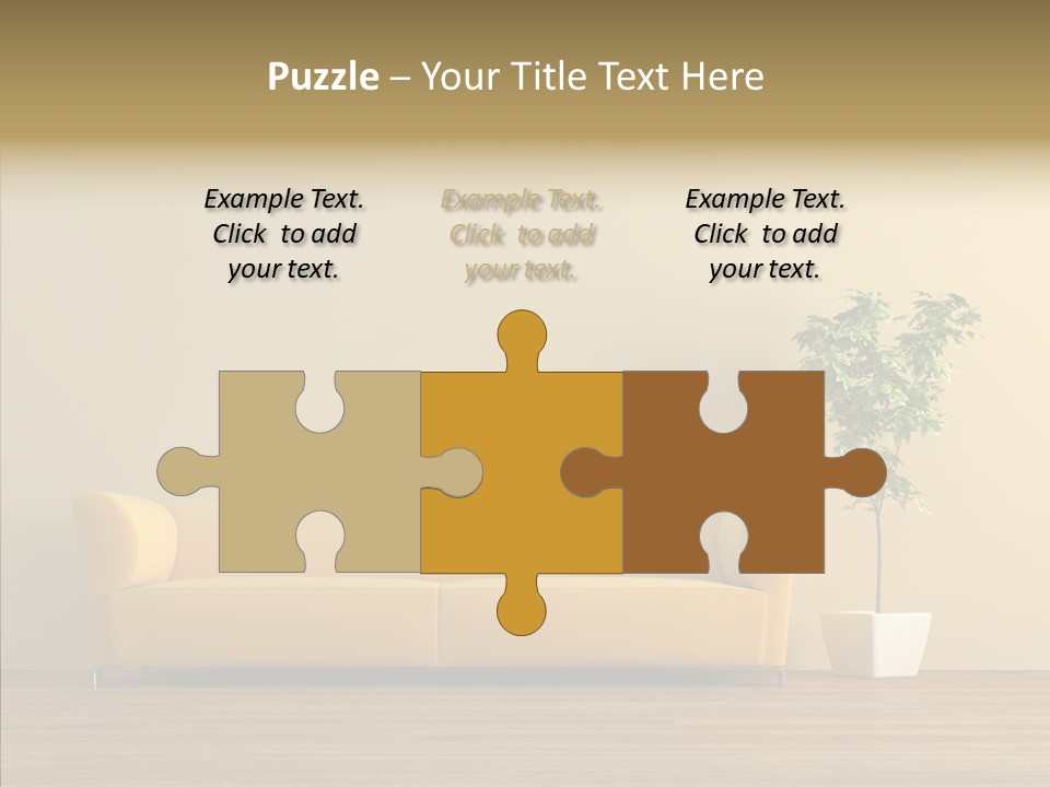 Parquet Flowerpot Brunch PowerPoint Template