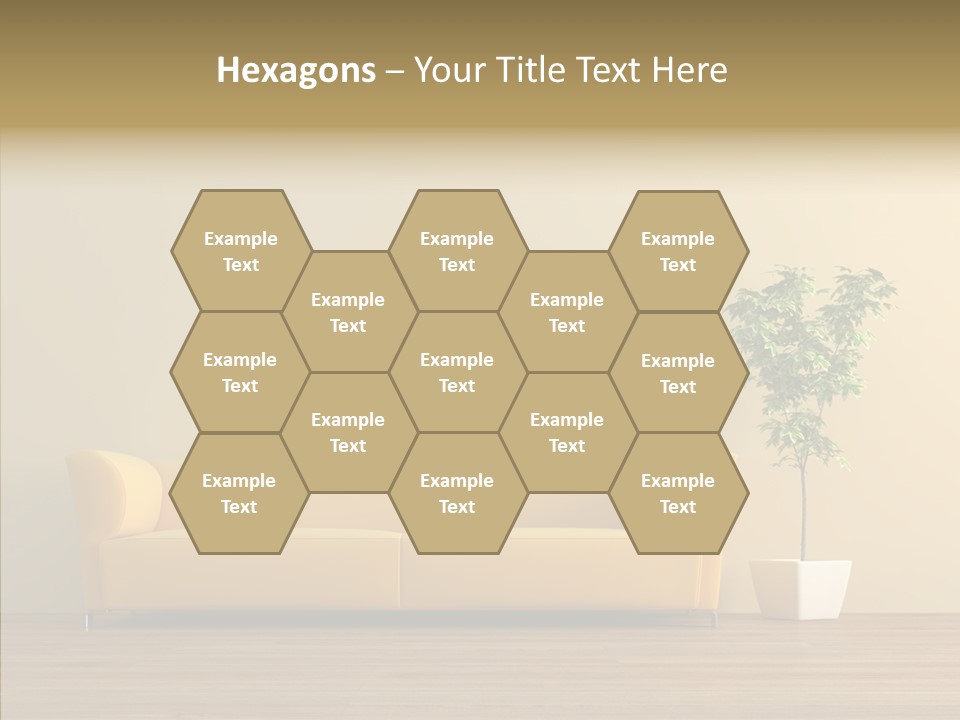 Parquet Flowerpot Brunch PowerPoint Template