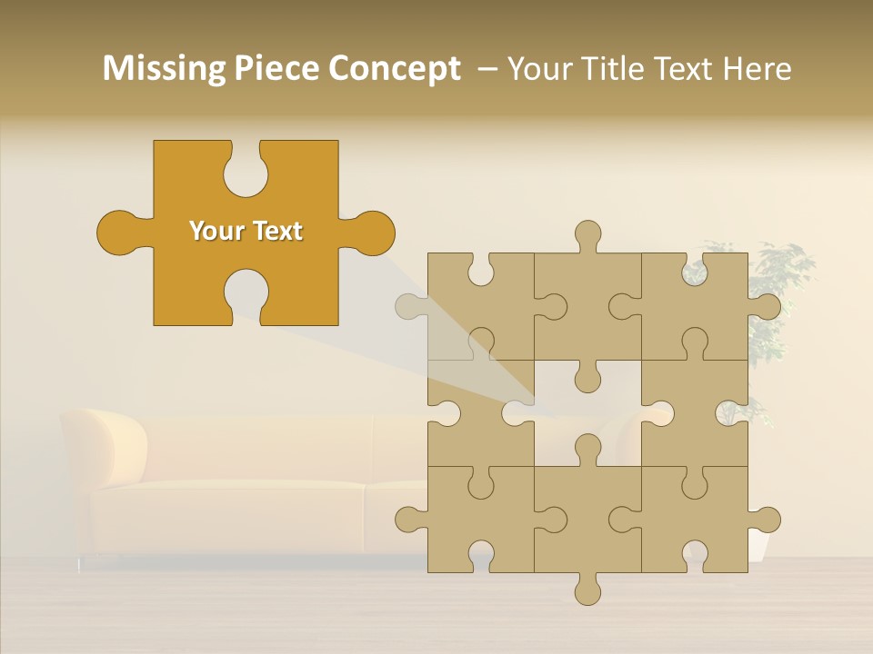 Parquet Flowerpot Brunch PowerPoint Template