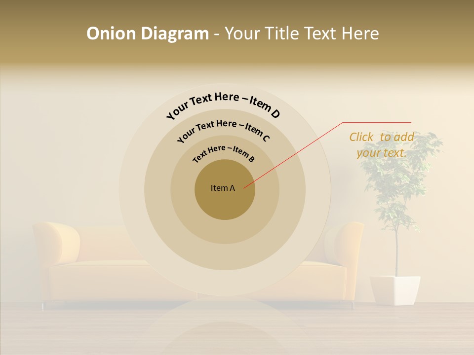 Parquet Flowerpot Brunch PowerPoint Template