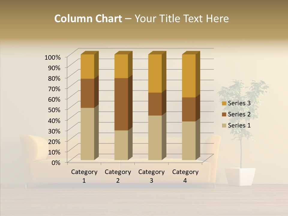 Parquet Flowerpot Brunch PowerPoint Template
