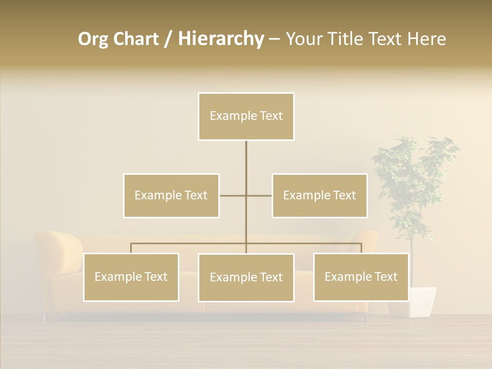 Parquet Flowerpot Brunch PowerPoint Template