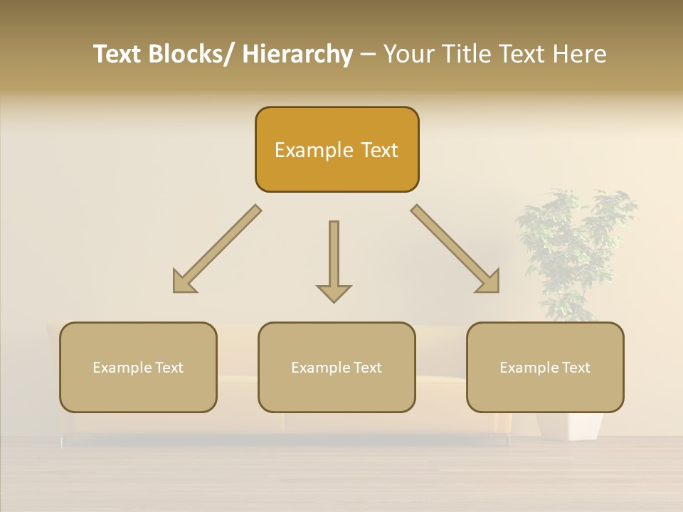 Parquet Flowerpot Brunch PowerPoint Template