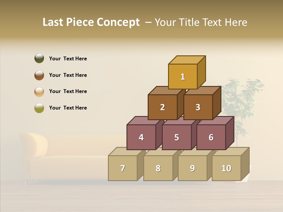 Parquet Flowerpot Brunch PowerPoint Template