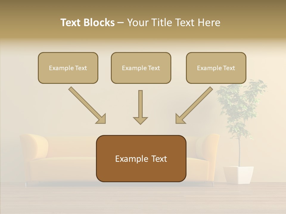 Parquet Flowerpot Brunch PowerPoint Template