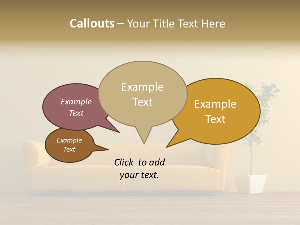 Parquet Flowerpot Brunch PowerPoint Template