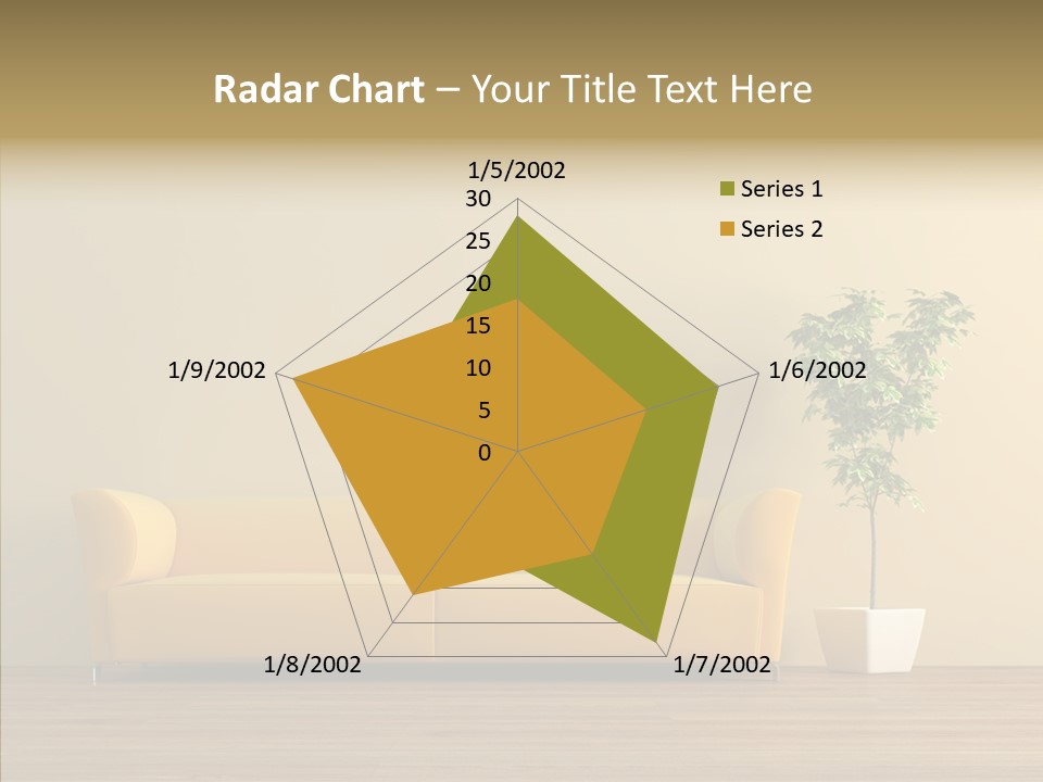 Parquet Flowerpot Brunch PowerPoint Template