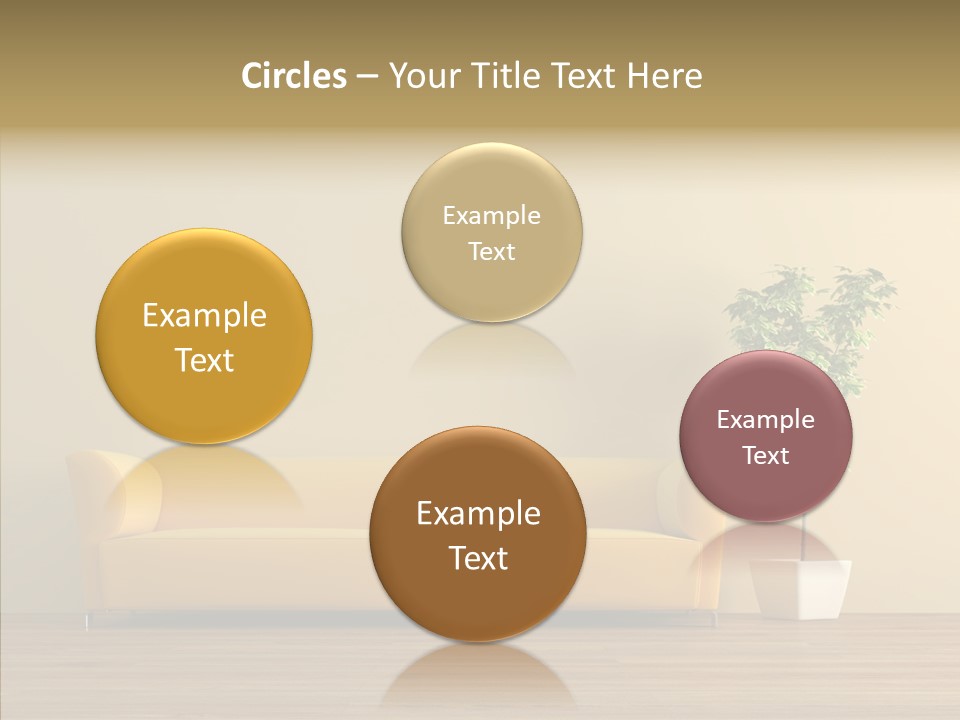 Parquet Flowerpot Brunch PowerPoint Template