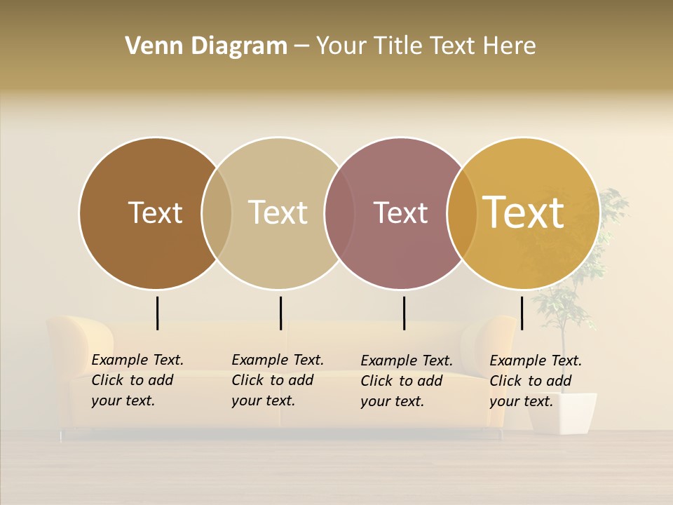 Parquet Flowerpot Brunch PowerPoint Template