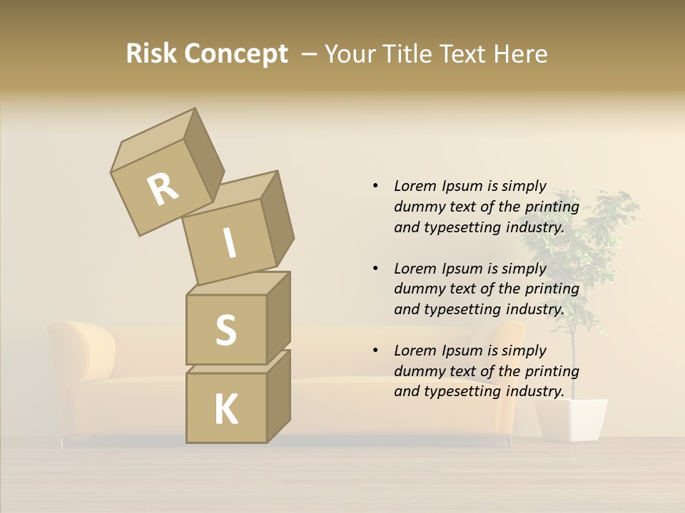 Parquet Flowerpot Brunch PowerPoint Template