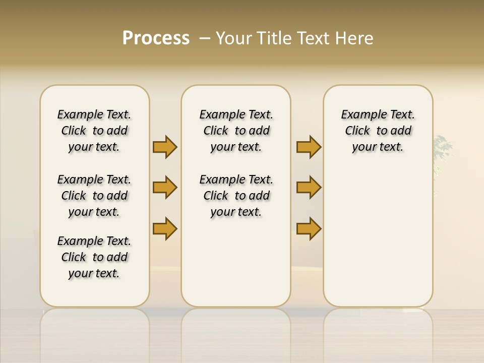 Parquet Flowerpot Brunch PowerPoint Template