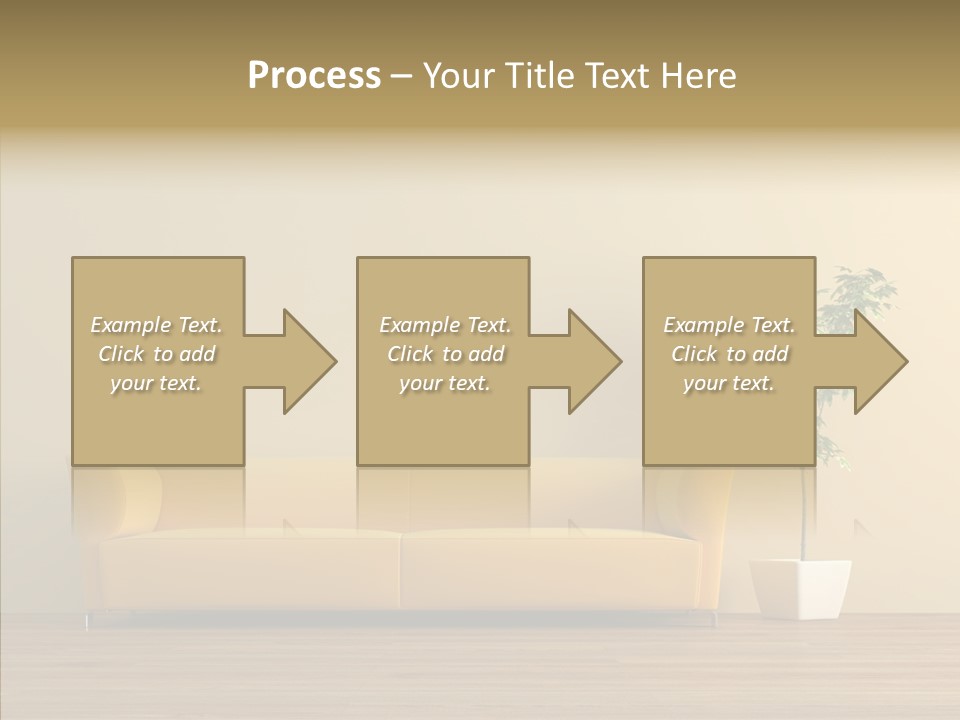 Parquet Flowerpot Brunch PowerPoint Template