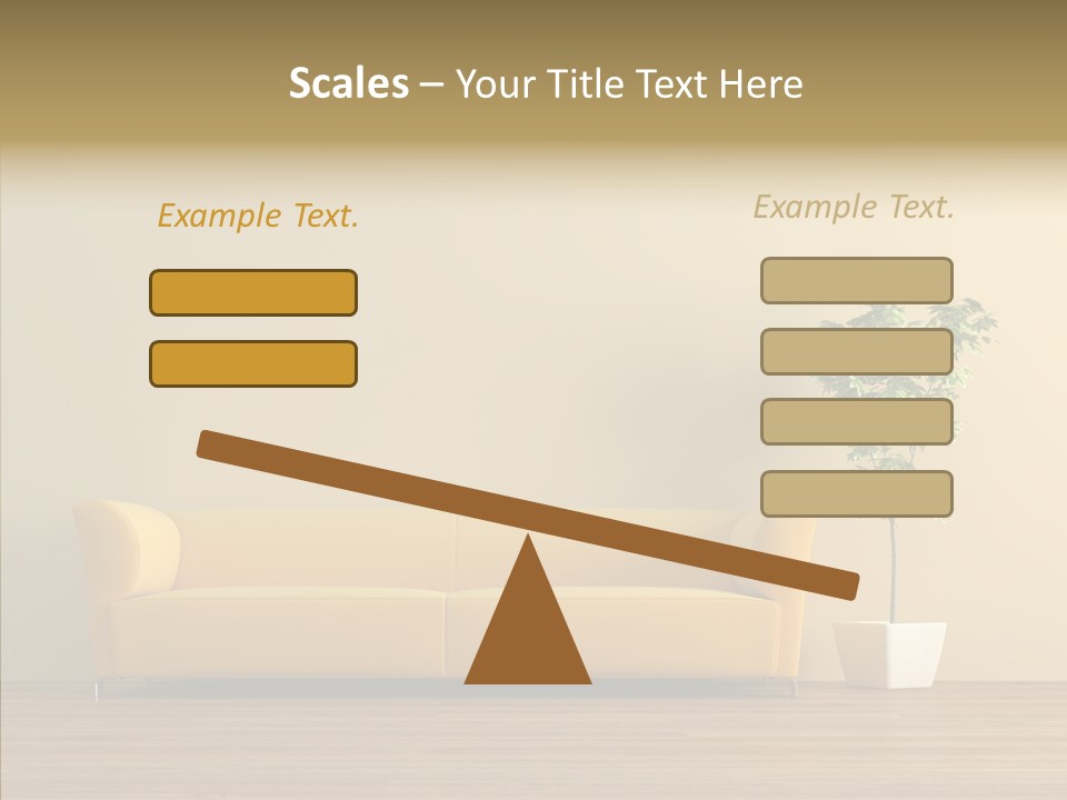 Parquet Flowerpot Brunch PowerPoint Template