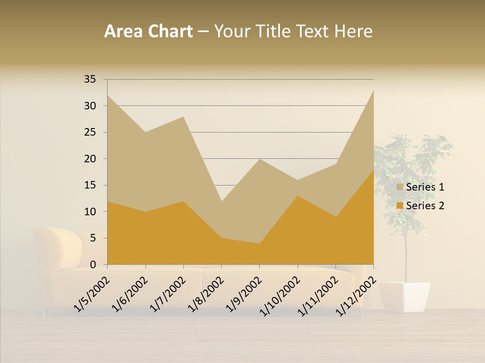 Parquet Flowerpot Brunch PowerPoint Template