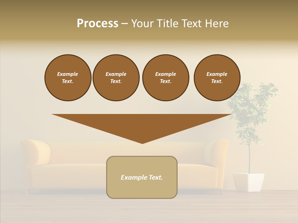 Parquet Flowerpot Brunch PowerPoint Template
