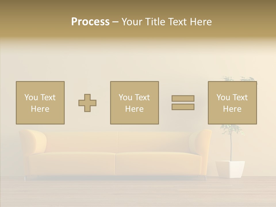 Parquet Flowerpot Brunch PowerPoint Template