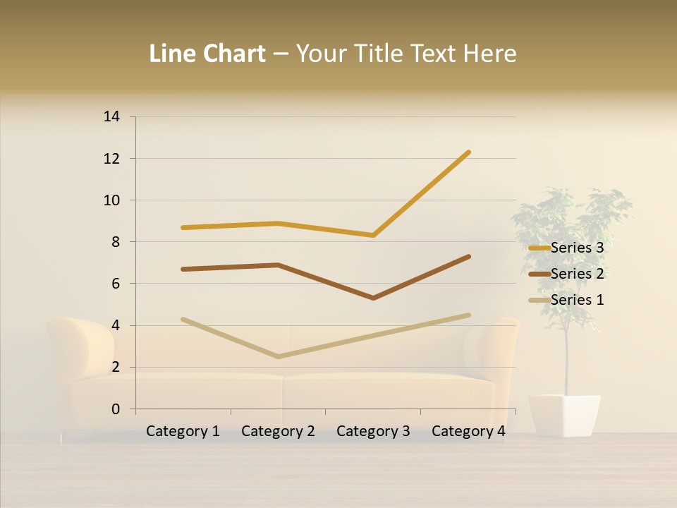 Parquet Flowerpot Brunch PowerPoint Template