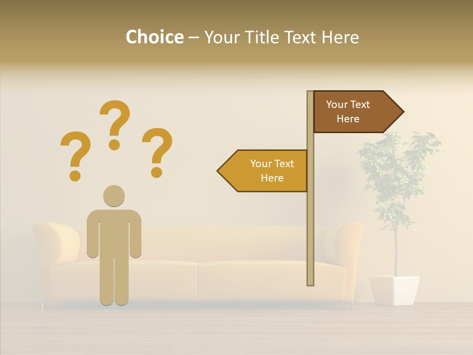 Parquet Flowerpot Brunch PowerPoint Template