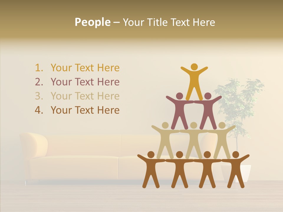 Parquet Flowerpot Brunch PowerPoint Template