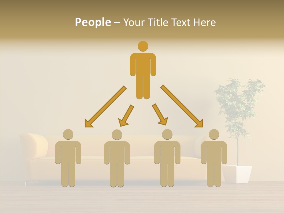 Parquet Flowerpot Brunch PowerPoint Template