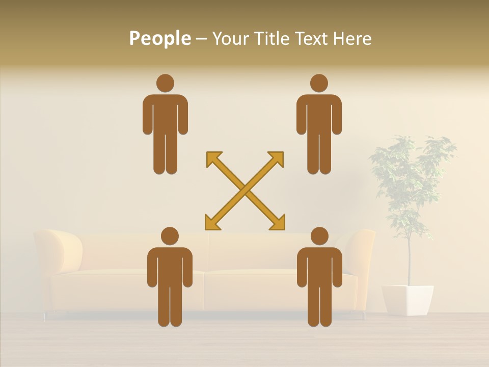 Parquet Flowerpot Brunch PowerPoint Template