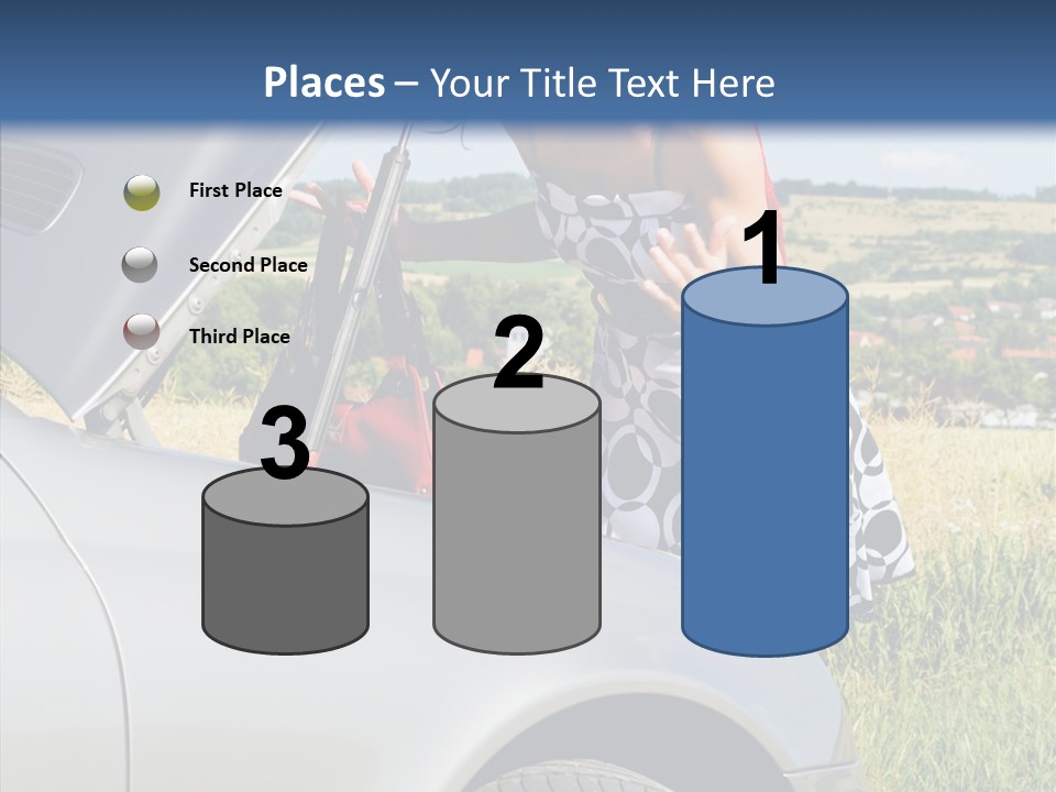 Beauty Car Road PowerPoint Template