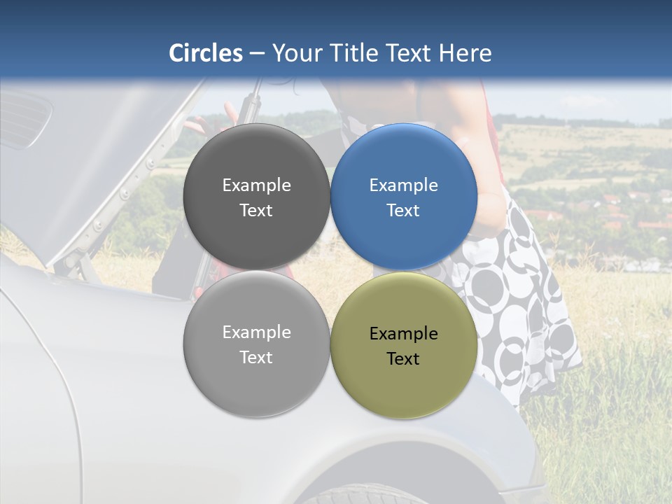 Beauty Car Road PowerPoint Template