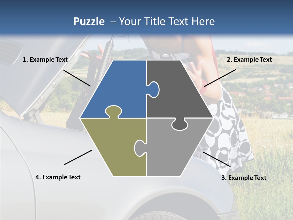 Beauty Car Road PowerPoint Template