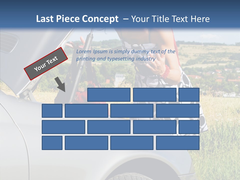 Beauty Car Road PowerPoint Template