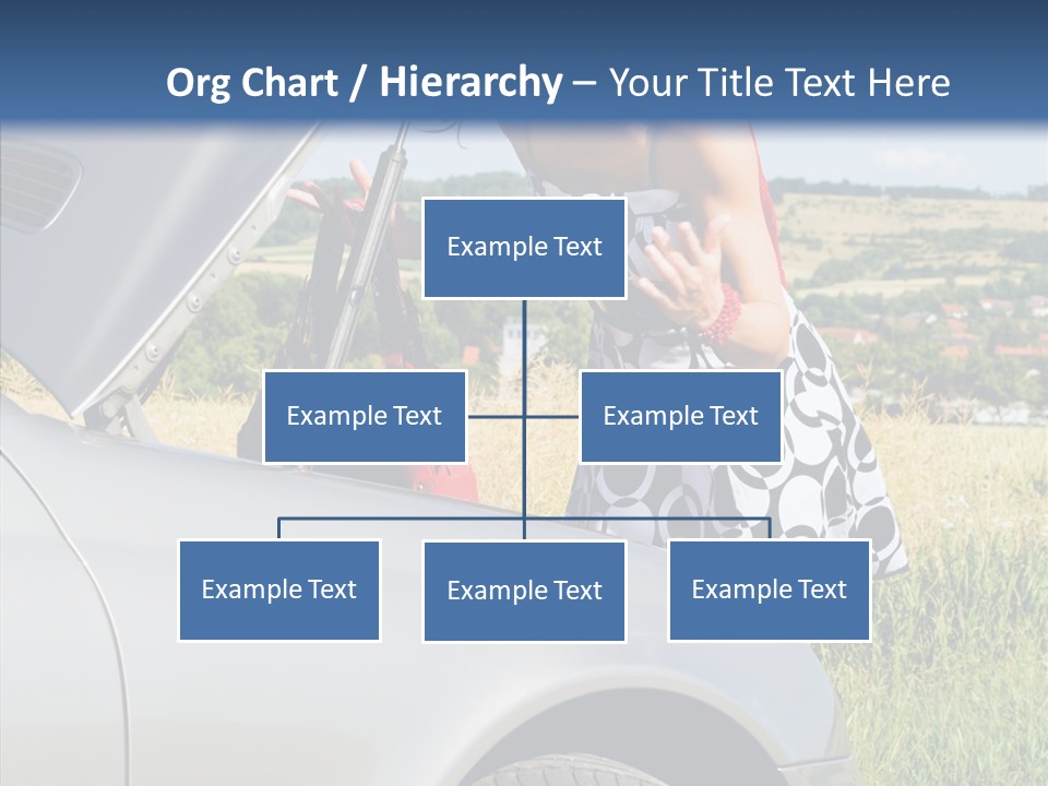 Beauty Car Road PowerPoint Template