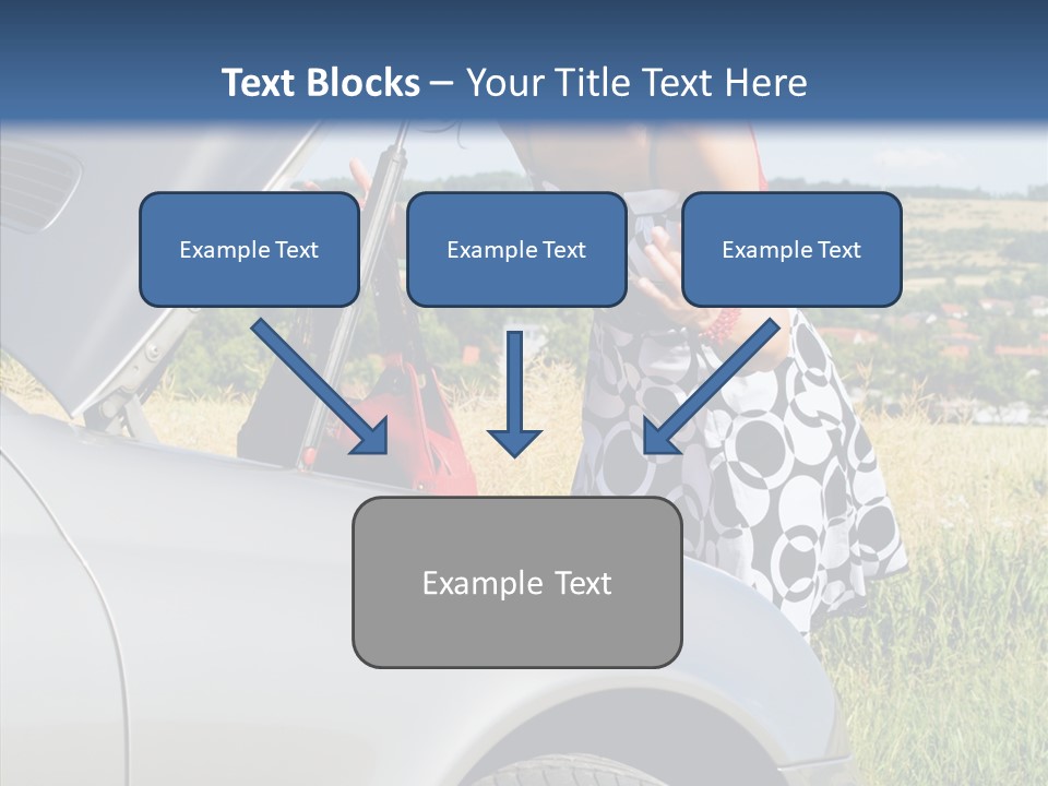 Beauty Car Road PowerPoint Template