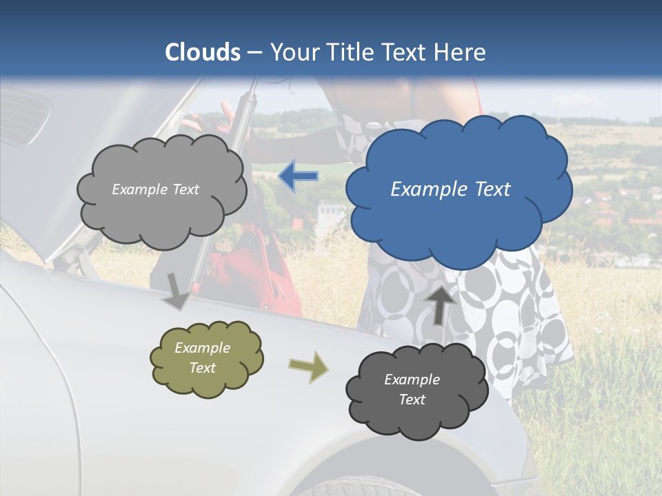 Beauty Car Road PowerPoint Template