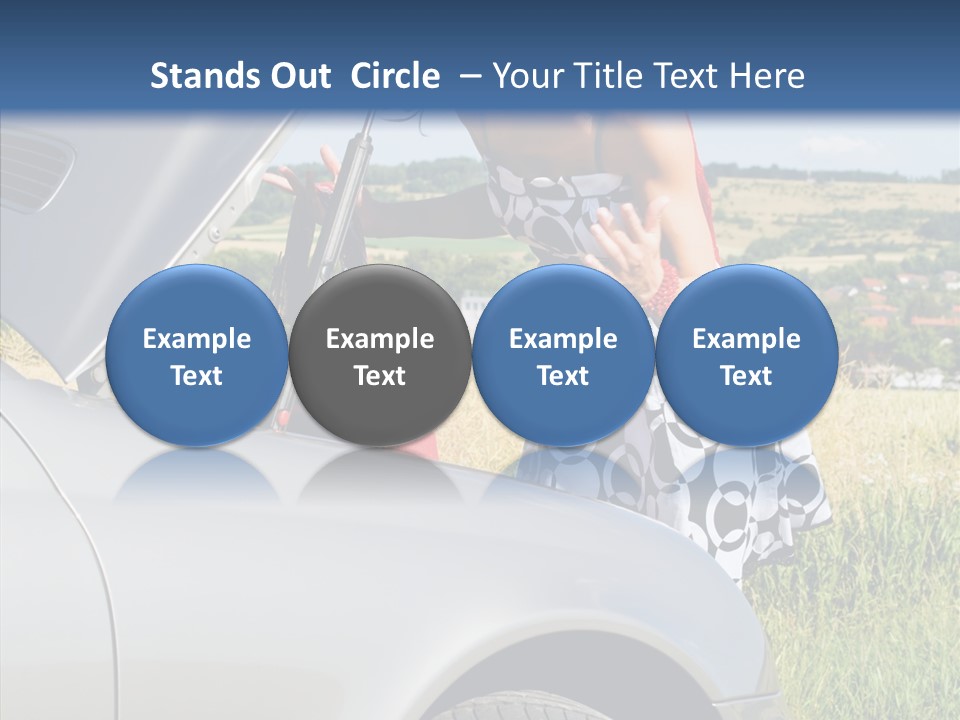 Beauty Car Road PowerPoint Template