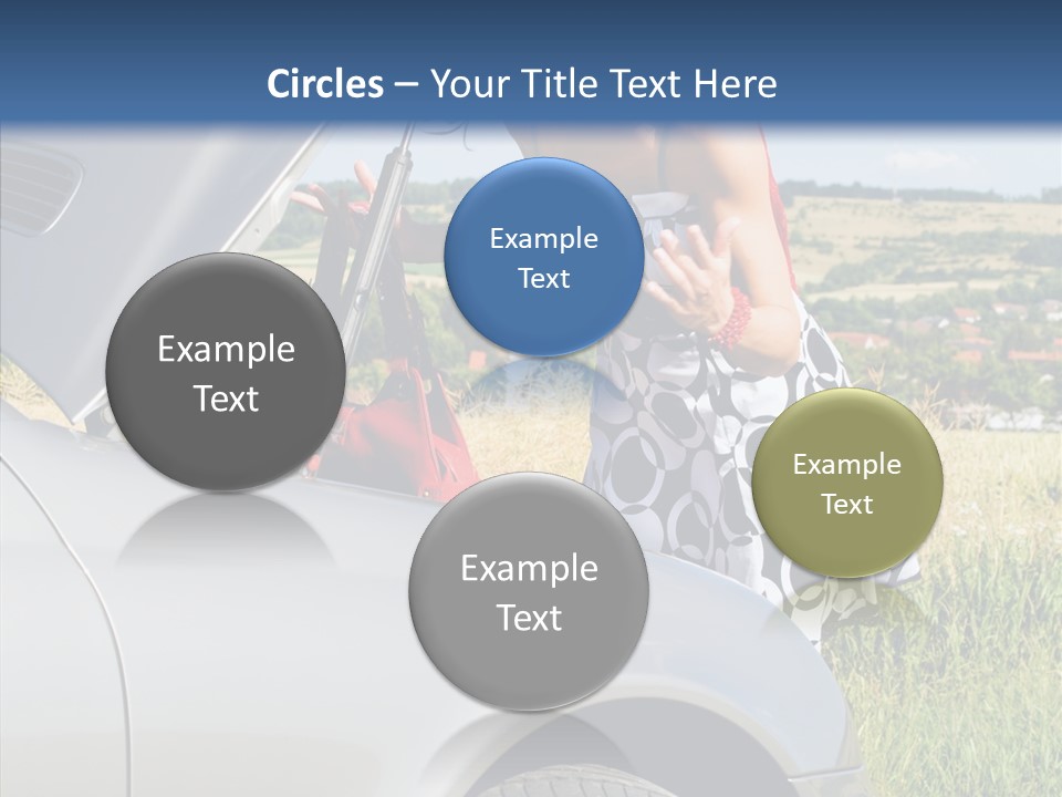 Beauty Car Road PowerPoint Template