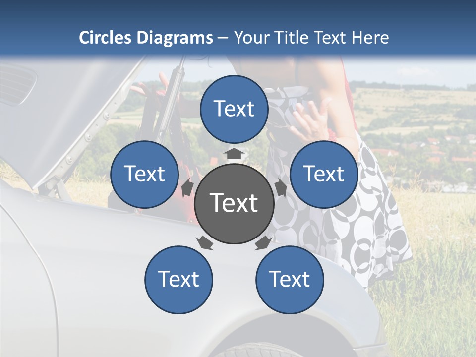 Beauty Car Road PowerPoint Template