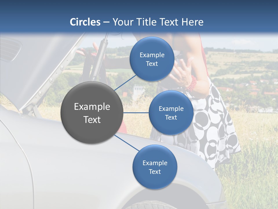 Beauty Car Road PowerPoint Template