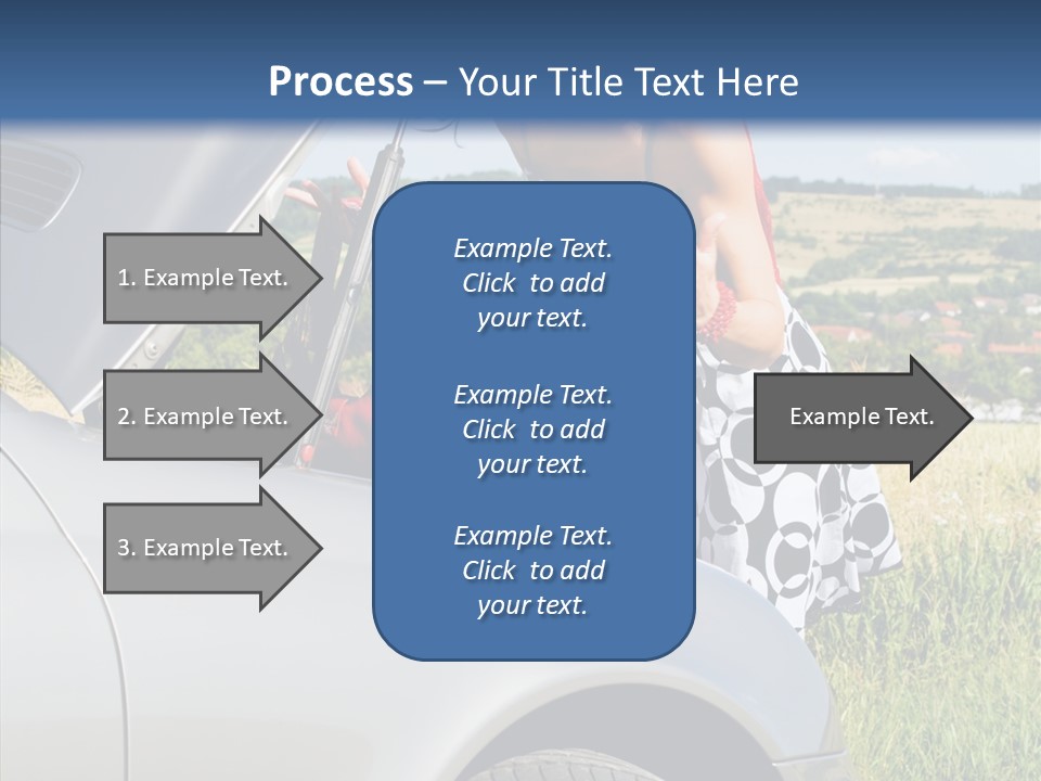 Beauty Car Road PowerPoint Template