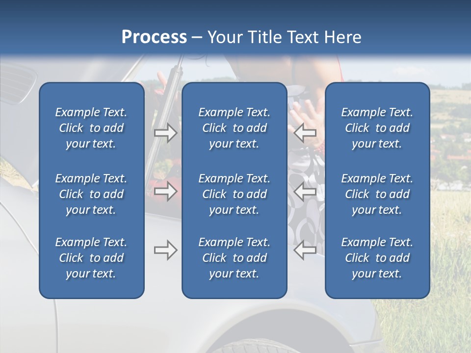 Beauty Car Road PowerPoint Template