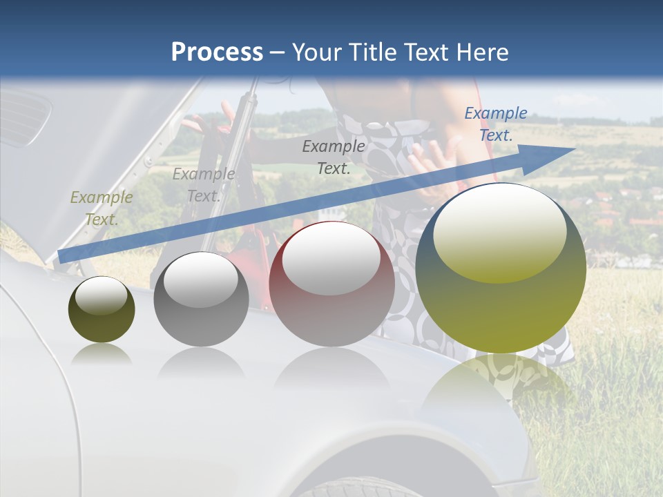 Beauty Car Road PowerPoint Template