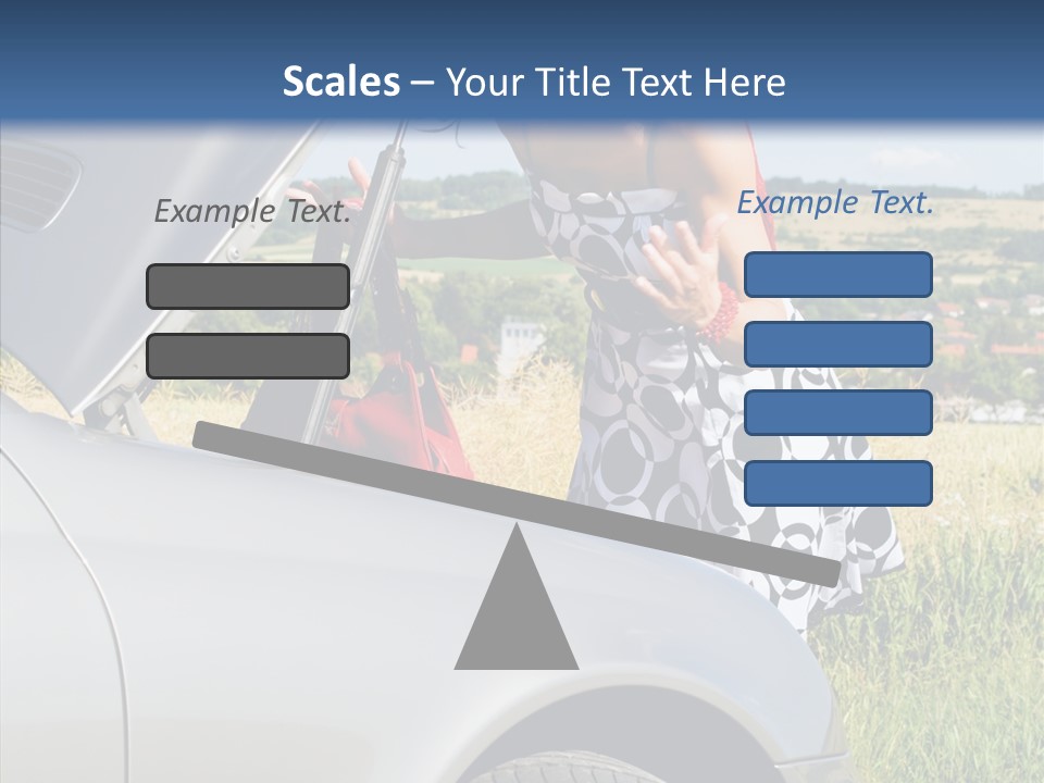 Beauty Car Road PowerPoint Template