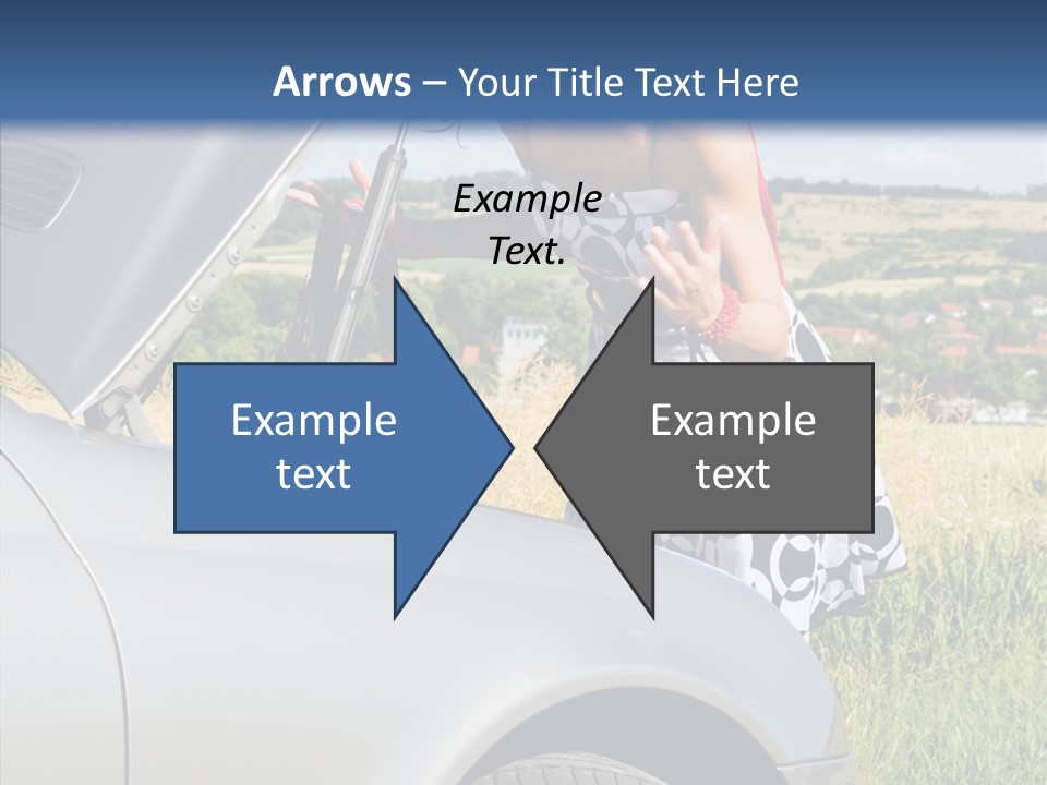 Beauty Car Road PowerPoint Template