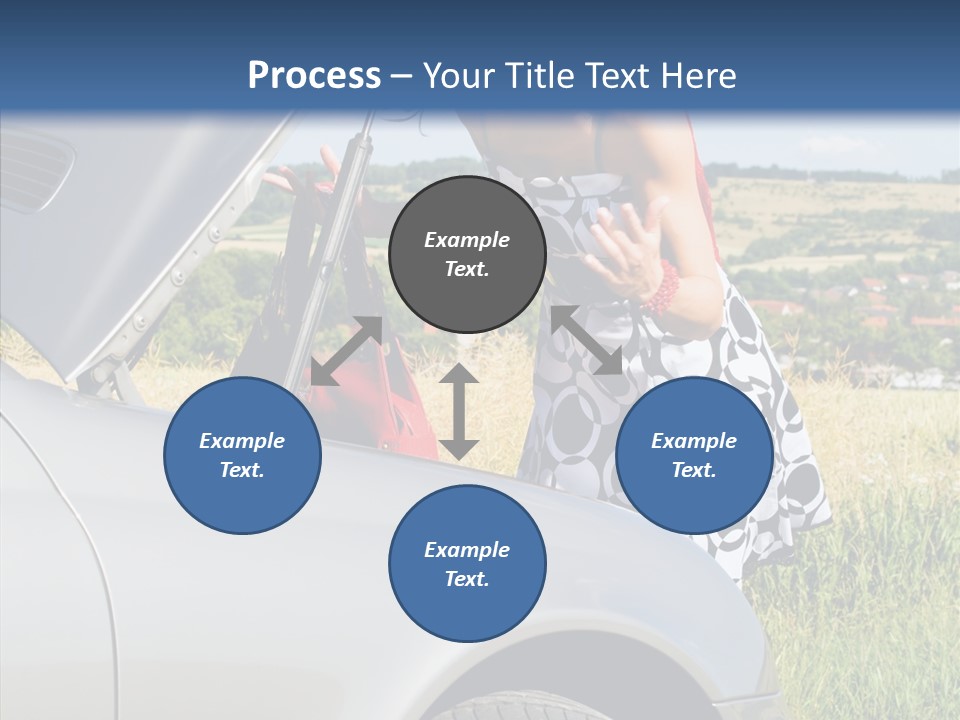 Beauty Car Road PowerPoint Template